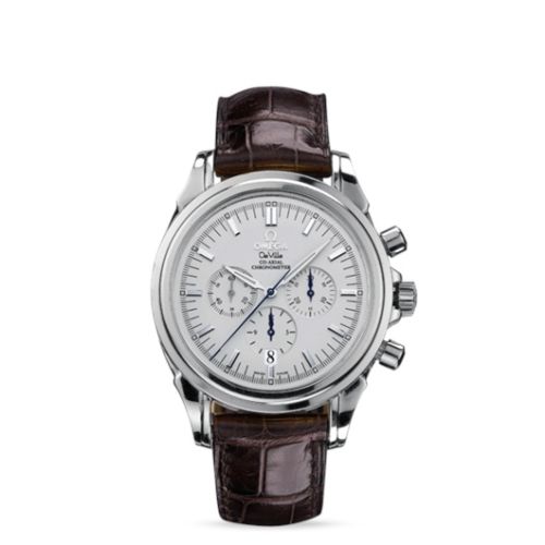 Omega De Ville Co-Axial 41 Chronograph Stainless Steel / Silver